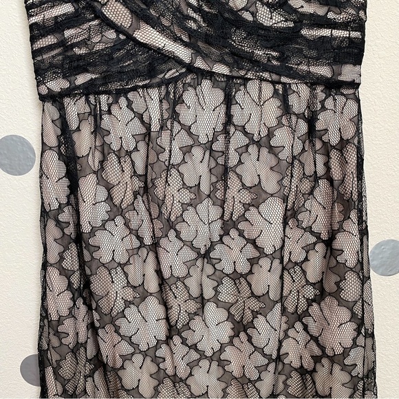 Carmen Marc Volvo A-Line Clover Lace Sleeveless Midi Dress - Picture 4 of 10